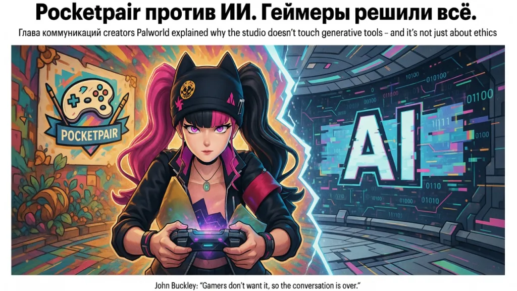 Pocketpair против ИИ. Геймеры решили всё