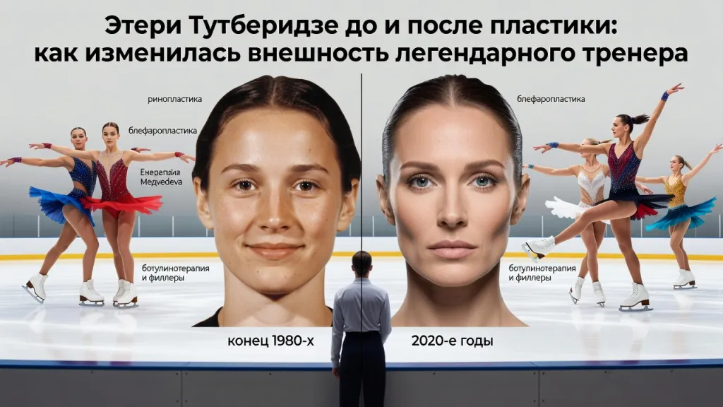 Этери Тутберидзе до и после пластики: как изменилась внешность легендарного тренера