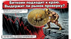 Биткоин подходит к краю. Выдержит ли рынок проверку?